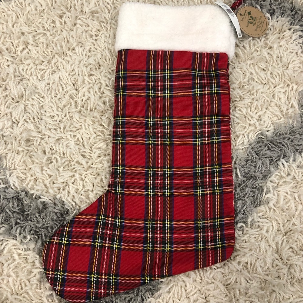 NWT L.L. Bean Christmas Stocking